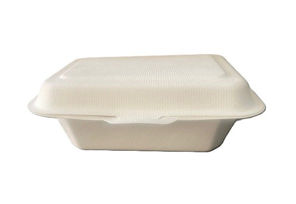 500 pcs 7x5" Bagasse Takeaway Burger Box