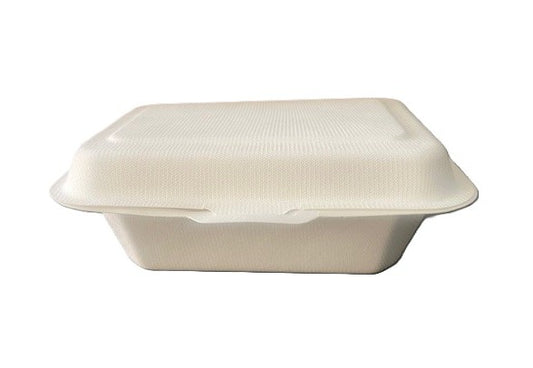 500 pcs 7x5" Bagasse Takeaway Burger Box